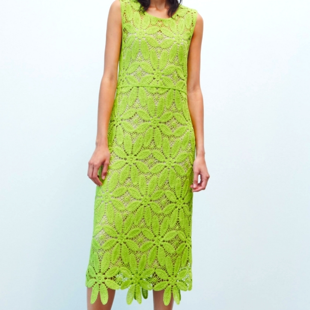 Macrame Knit Dress